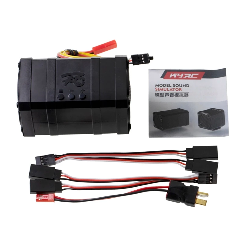 

Two-channel Simulation Engine Sound Simulator with Double Speakers for RC Model Car Rock Crawler Accessories Parts
