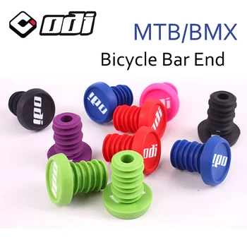 

1 pair ODI Bicycle Grip End Plugs Anti-slip Firm Handlebar Caps Lightweight Bar End Plugs For MTB BMX DH FR Balance Car