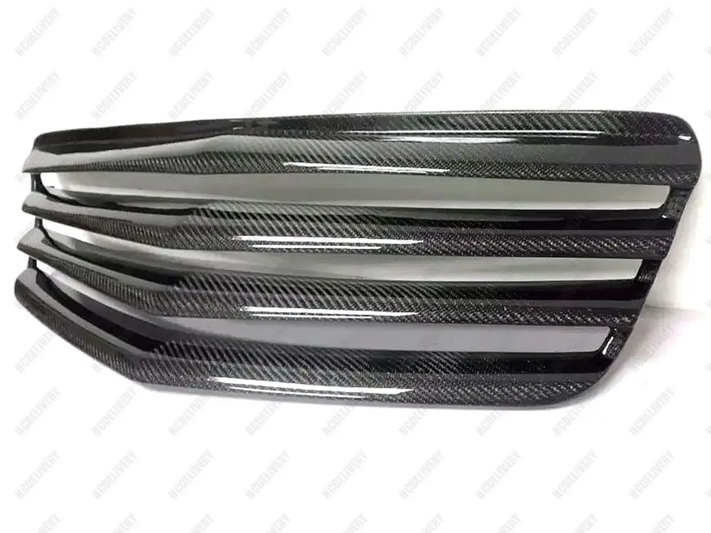 Carbon Fiber Front Mesh Grill Grille for 2007-2008 Mercedes-Benz W211 E Class
