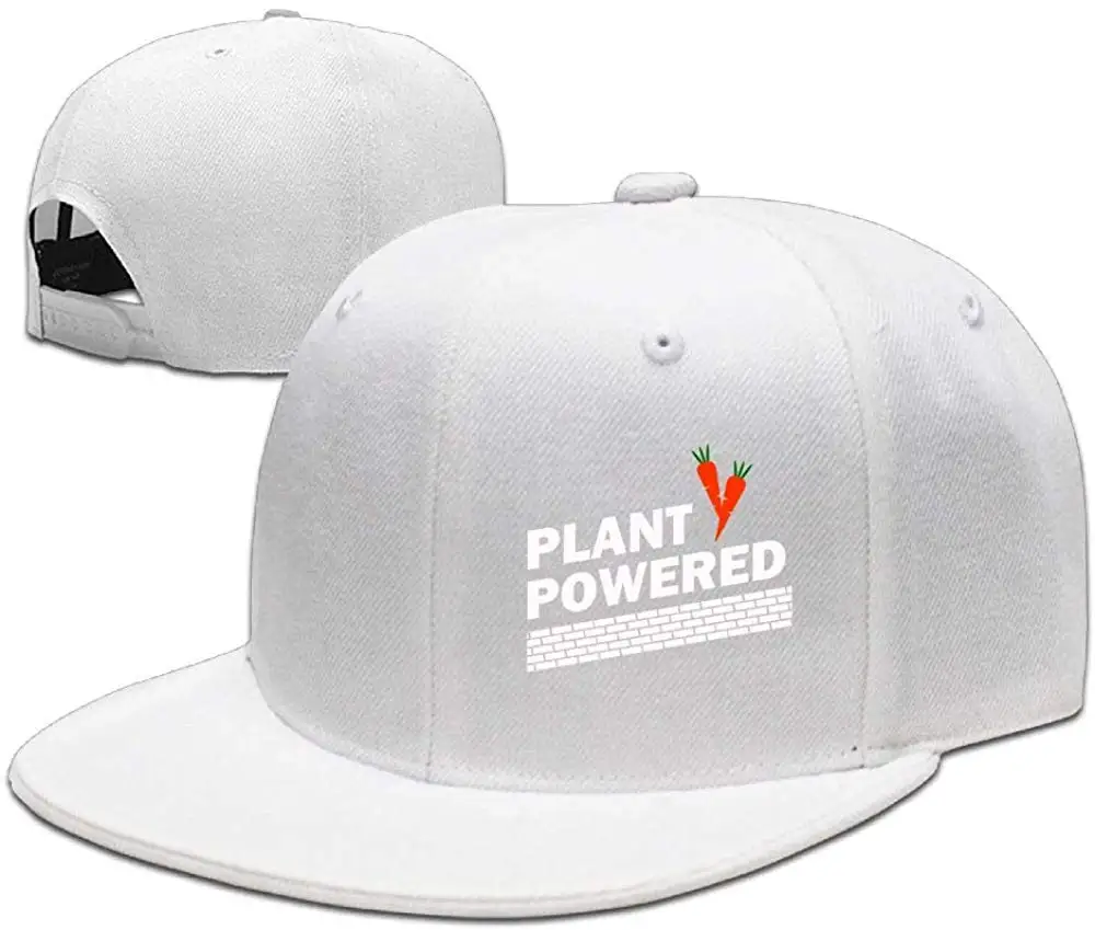 TSDFCPowered by Plants 4 унисекс бейсболка с регулируемой плоской головкой