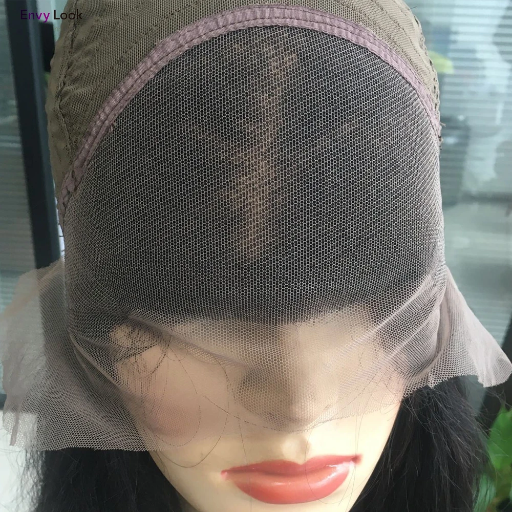 Натуральный цвет 13*4 аппарат для глубоких волн Envy Look парик из человеческих волос