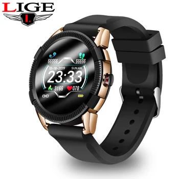 

LIGE 2020 New Smart-Watch Women Fitness-Tracker Blood-Pressure-Pedometer Ios Android Sport Ip67 Waterproof