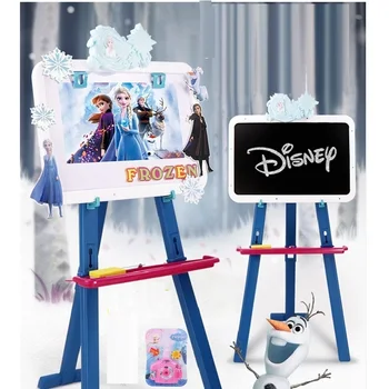 

Disney Frozen 2 Princess Children Drawing Board Double-sided Magnetic Support Blackboard Graffiti Study Educational Toys M5416