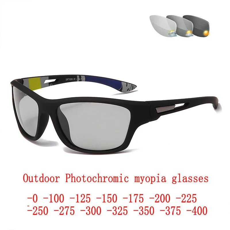 2021 New Finished Product Prescription Sports Glasses Men Myopia