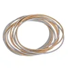 Metal Jewelry Fashion Classic Exquisite Unisex Gift Mini Guitar String Combination Mixed Color Set Spring Retractable Bracelets 6