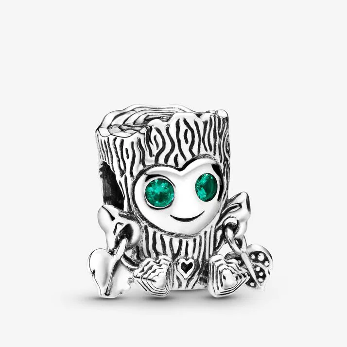 Новинка, 925 пробы, серебряный браслет Ариэль, подвеска, Подходит для pandora, амулет в виде единорога, браслет, корона, круглая карета, подвеска, Dumbo, бисер, сделай сам, ювелирное изделие - Цвет: BA010