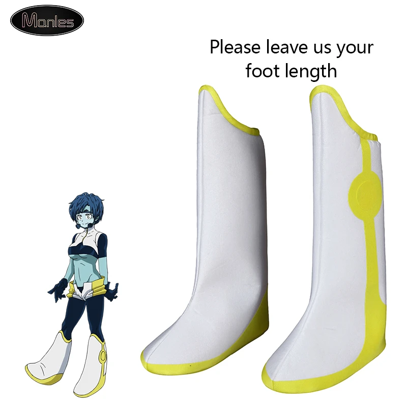 My Hero Academia Anime Costume Kaoruko Awata Cosplay Shoes - Bubble Girl Boots for Halloween Party, Custom Knee-High Leather Footwear image 2