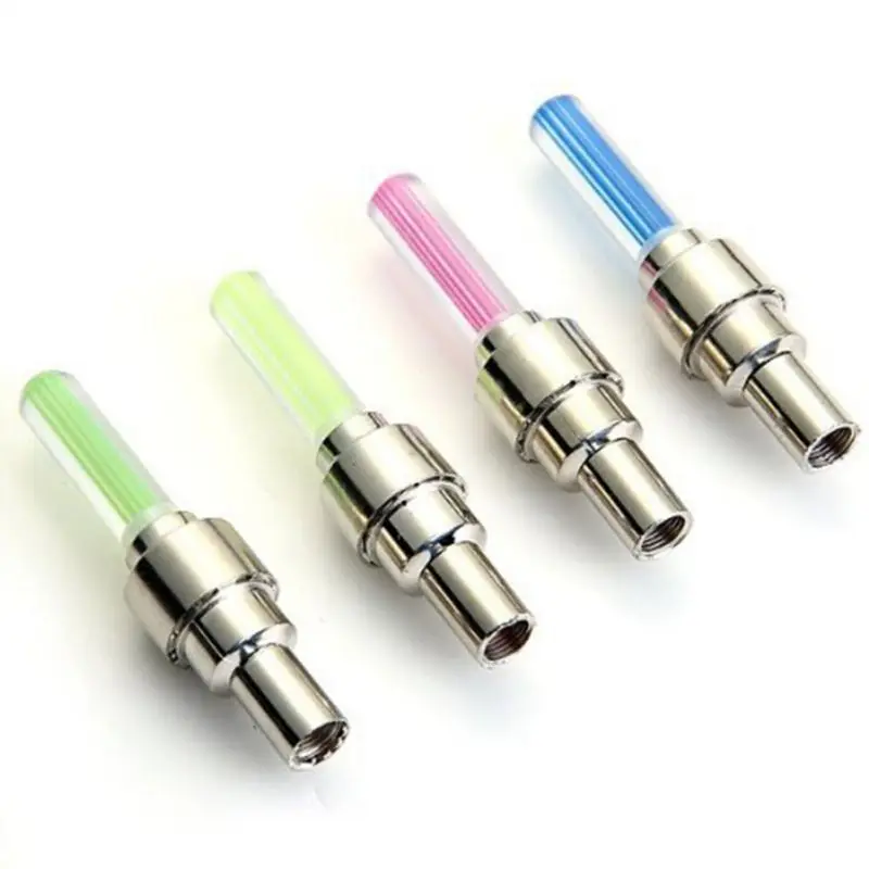 Hot New LED Bike Wheel Light Water Resistant Shockproof Tire Valves Cap Lamp For Mountain Road Bicycle Motorcycle Car