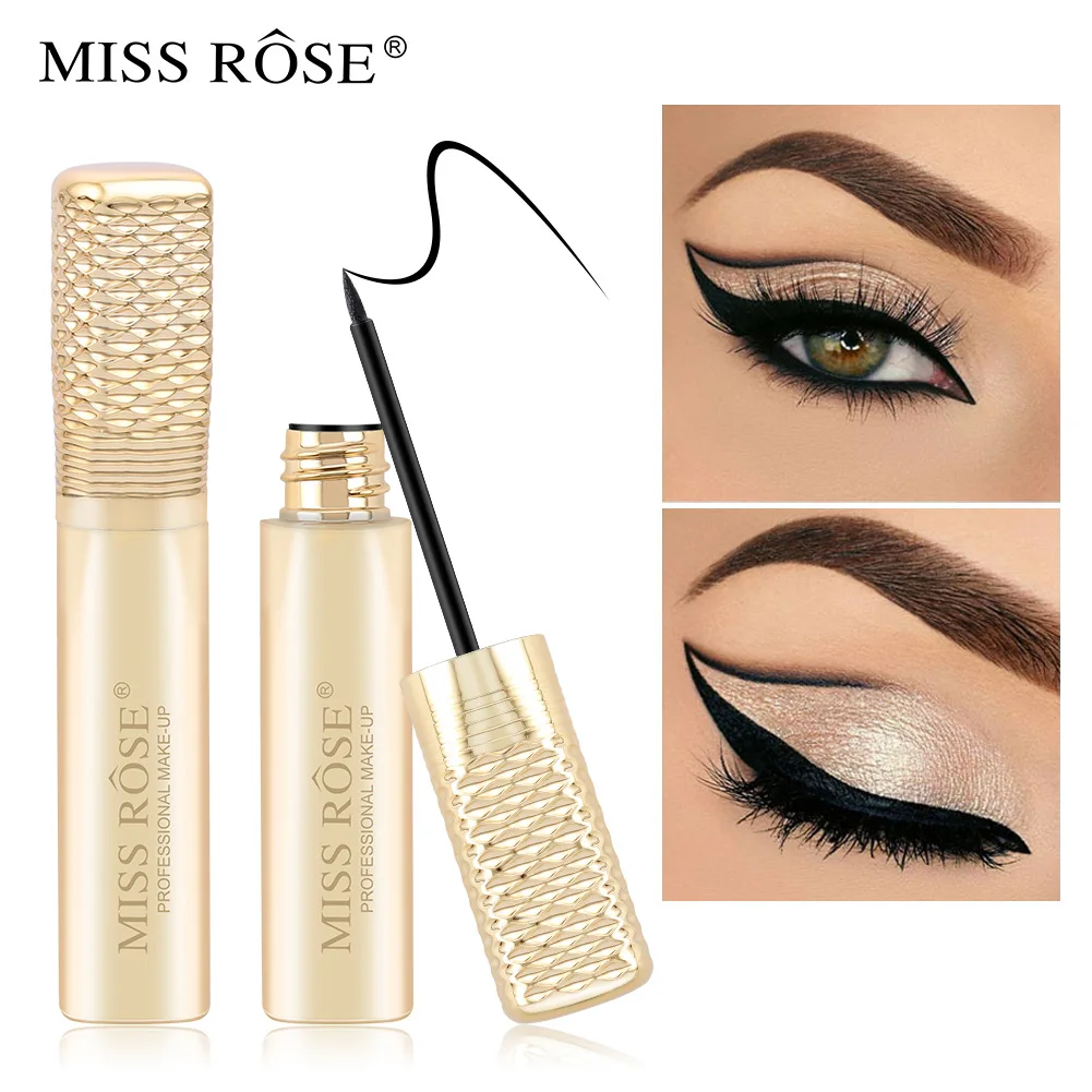 

Подводка для глаз MiSS ROSE, натуральная водостойкая, стойкая, водостойкая