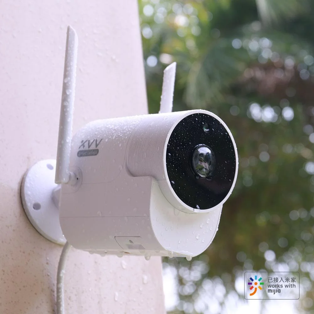 Xiaomi Xiaovv наружная панорамная камера наблюдения беспроводная wifi камера ночного видения высокой четкости с приложением Mijia