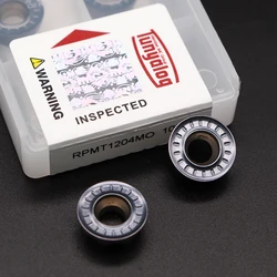 Tour à insertion en carbure, RPMT1204 MO 1030, haute qualité, 10 pièces, outils CNC, fraise de finition, RPMT 1204 