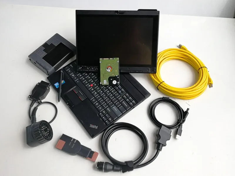 Автоматический диагностический инструмент для BWM автомобилей Icom A2+ B+ C с V12. программным обеспечением ISTA-D 4,20 ISTA-P 3,66 в новом SSD/HDD и б/у X201T I7