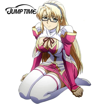 

JumpTime 13cm x 9.1cm Sexy Car Stickers Freezing Satellizer Cartoon Anime Car Styling Vinyl Bumper Decal Exterior Sticker