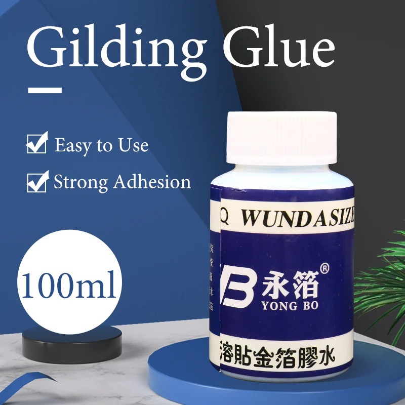 100ml/bottle Gilding Glue Gold Leaf Foil Waterbased Glue For Gold Foil