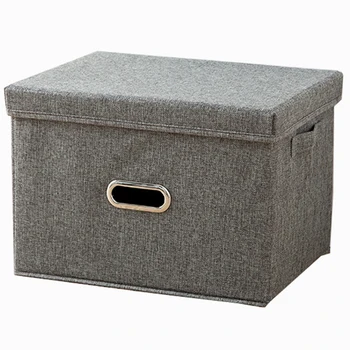 

File Organizer Box Office Document Storage with Lid, Home Portable Storage with Handle