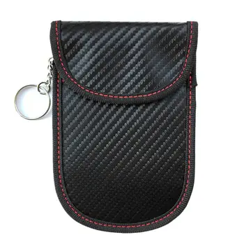 

RFID Signal Blocking Bag Cover Blocker Case Cage Pouch For Car Keys Radiation Protection L9BE