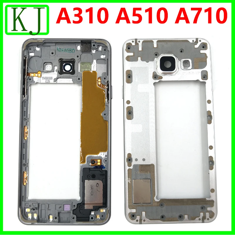 Для samsung Galaxy A3 A5 A7 A310 A510 A710 средняя передняя рамка корпуса