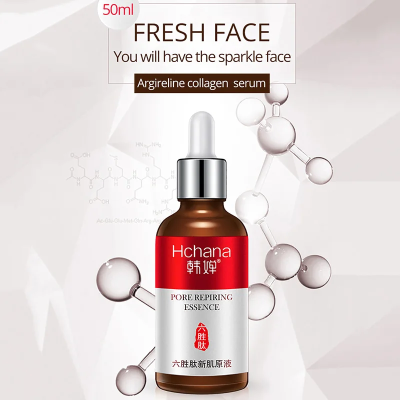 

NEW Argireline Liquid Face Serum Anti-Wrinkle Anti Aging 50ML Blemish Cream Skin Care Hyaluronic Acid Essence Moisture Creams