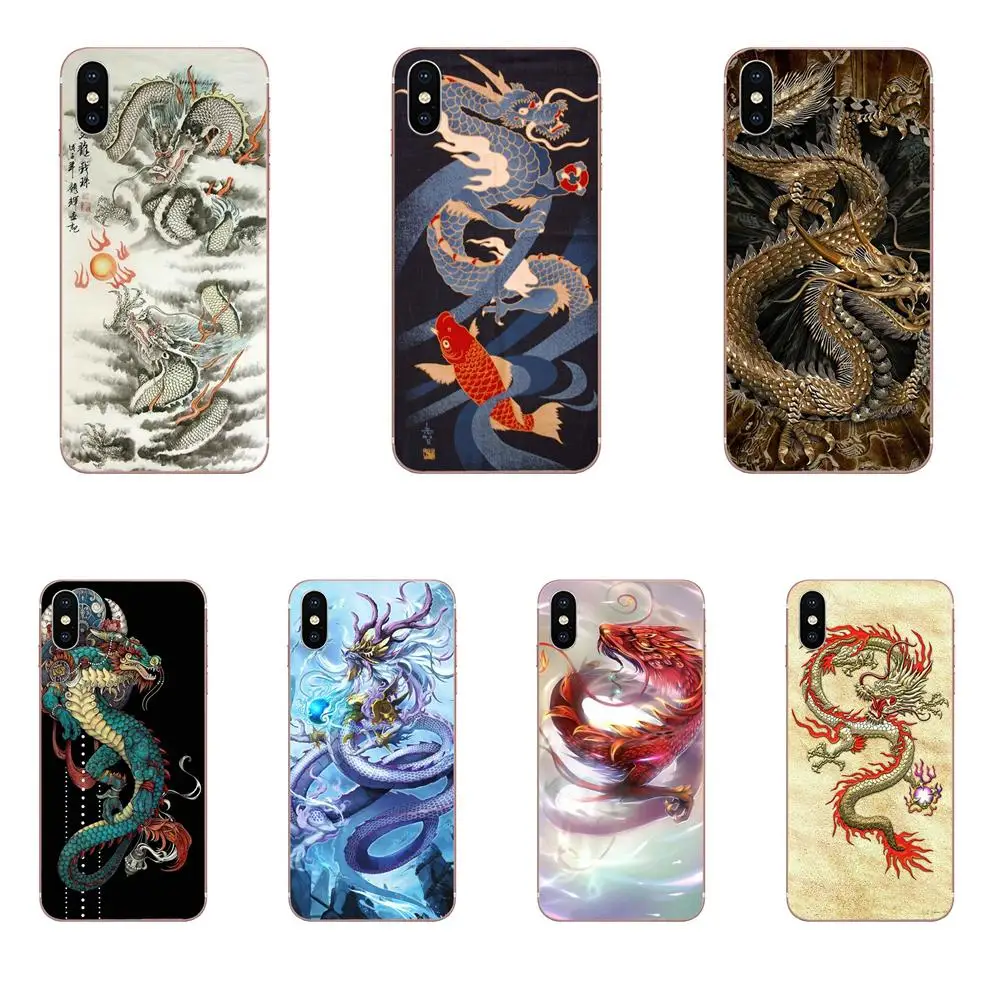

Soft Tpu Phone Case Cover For Sony Xperia Z Z1 Z2 Z3 Z4 Z5 compact Mini M2 M4 M5 T3 E3 E5 XA XA1 XZ Premium Best Chinese Dragon