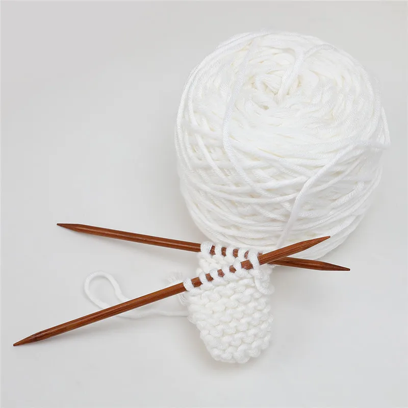 Knitting Needles 75 Pcs 20cm Double Pointed Carbonized Bamboo Knitting Needles Knit Yarn Weave Craft Mix 15 Sizes 2.0-10mm Crochet Needles Set Knitting Supplies Crochet Needles Knitting Material Knitting Craft Supplies