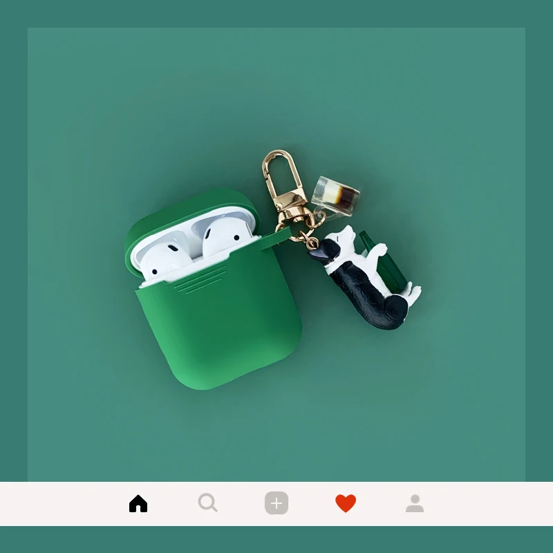 Для Apple Airpods чехол Drunk Corgi беспроводной Bluetooth защитный чехол для наушников зарядная коробка Защитная крышка для Airpods