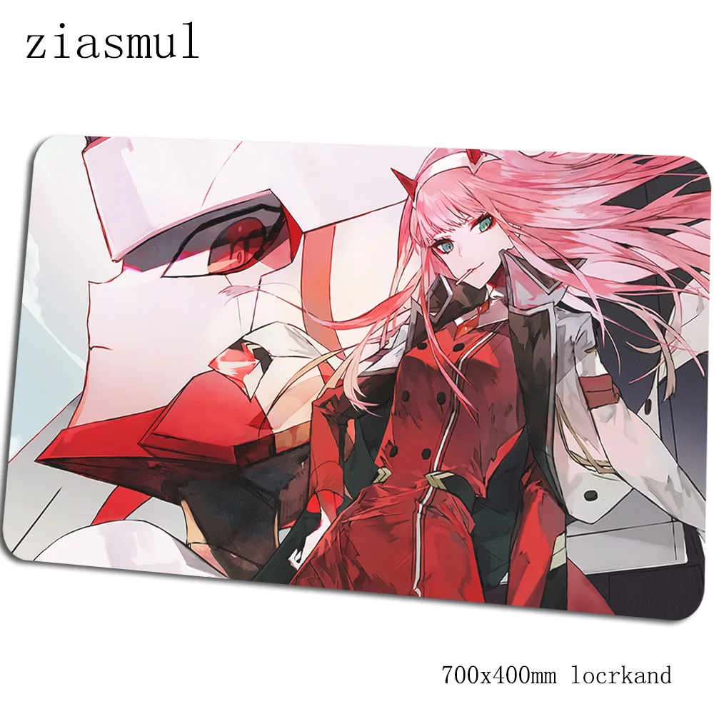 Darling in the franxx геймерский коврик для мыши толстый 70x40 см игровой коврик для мыши esports аксессуары для ноутбука padmouse эргономичный коврик - Цвет: Size 700x400x2mm