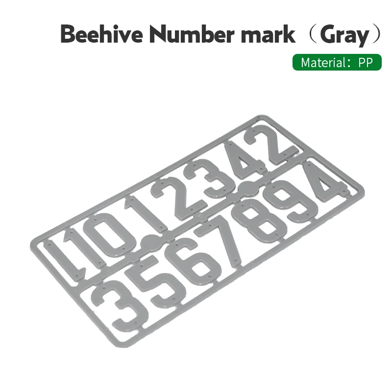 

2Pcs/pack Plastic Beehive Digital Number Card Bee Case Box Sign Frame Beekeeping Equipment tools Beekeeping Mark Board