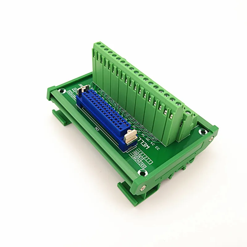 MR-50F MR-50RFD2+ DIN рейка монтажный интерфейсный модуль мужская верхняя переходная плата, I/O клеммный блок, разъем