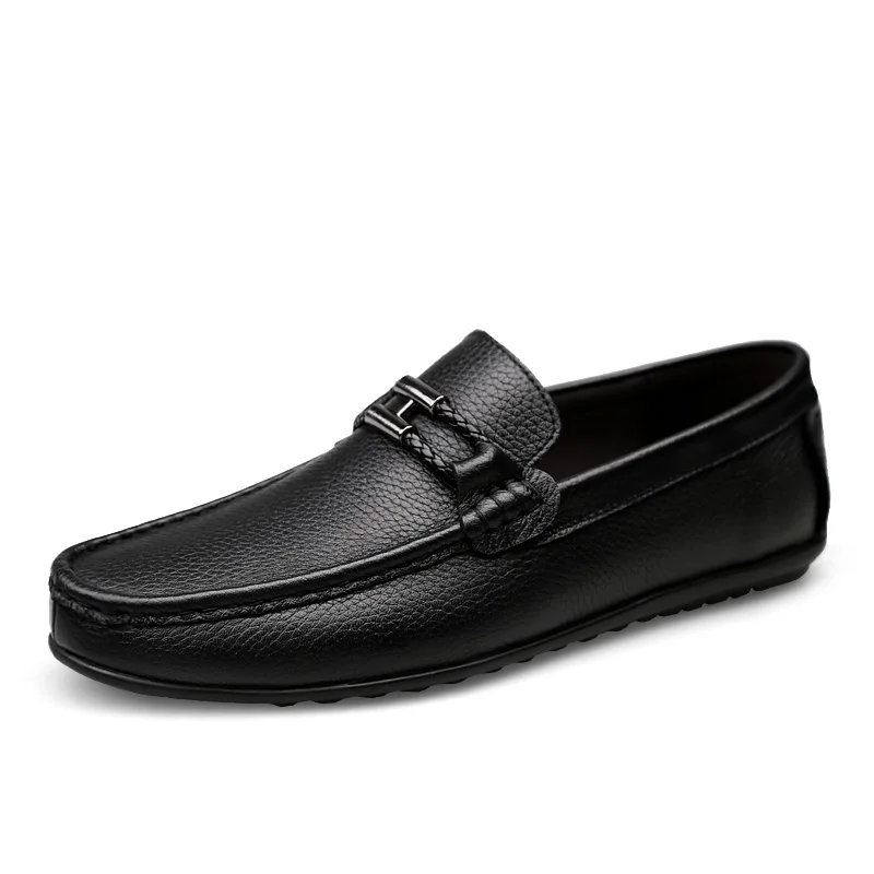 

British Fashion Wedding Flats Shoes Luxury Loafers Leather Casual Men's Business Suits Men Dress Shoes Artificial Sneakers *2004