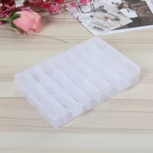 Ящик для инструментов Регулируемая прозрачная пластиковая емкость для хранения Коробка для терминала электронные компоненты бусина таблетки Органайзер дизайн ногтей наконечник чехол кейс для инструмента