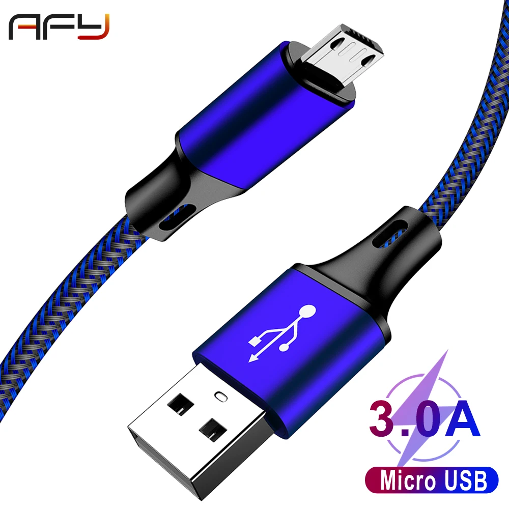 AFY Micro USB кабель зарядное устройство для samsung Galaxy S7 Android мобильный телефон зарядный