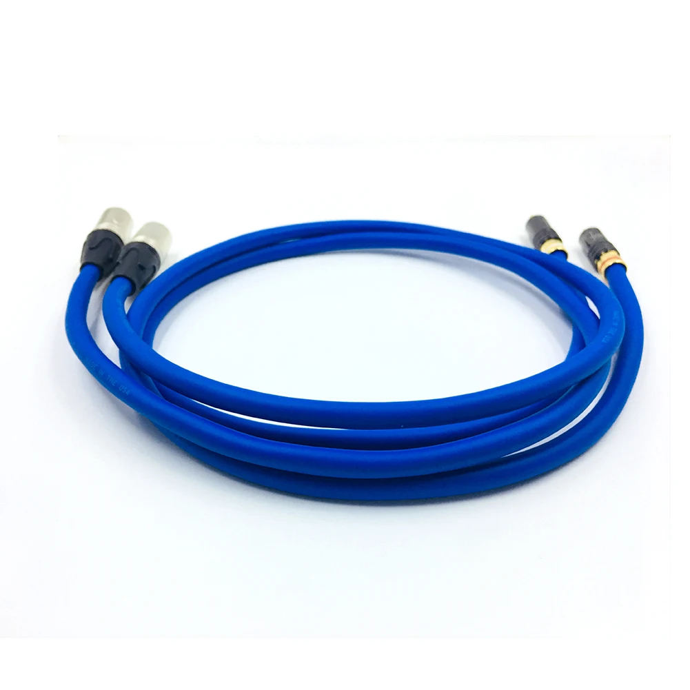 Бесплатная доставка Cardas 2RCA штекер двойной XLR интерконнектора кабеля со