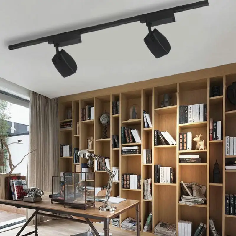 NEW fashion 40W COB LED track light 120degrees angle Rail lamp backdrop lighting fixture spot lighting