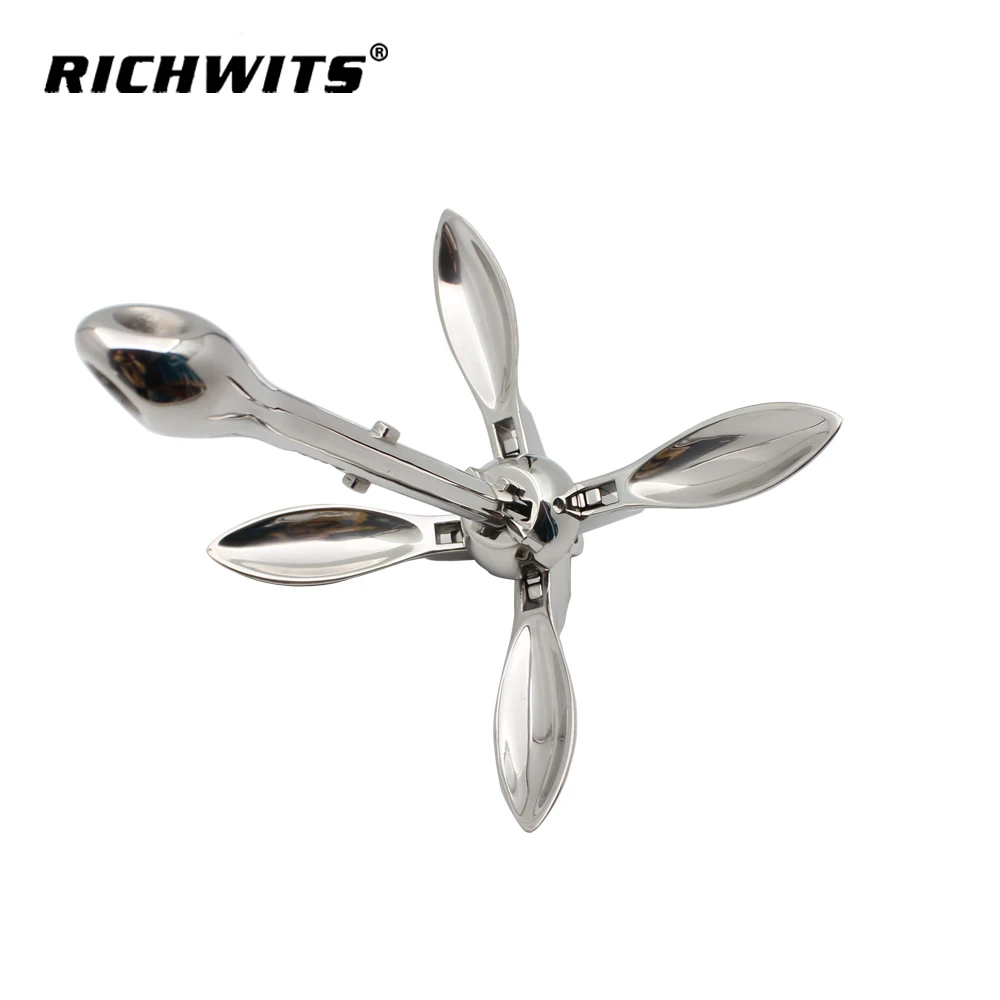 Marine Grade Stainless Steel Grapnel Folding Anchors 5 5 Lb 2 5kg Boat Anchor Aliexpress Marine Grade Stainless Steel Grapnel Folding Anchors 5 5 Lb 2 5kg Boat Anchor Aliexpress
