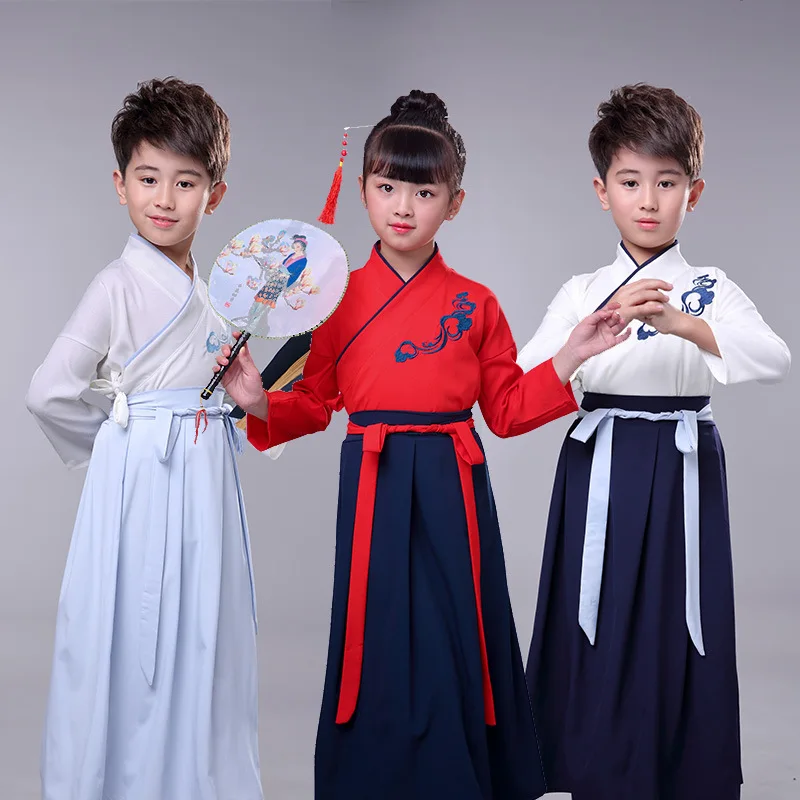 

Beginning Ceremony Children Ancient Costume Chinese Clothing Men And Women Chinese Culture Clothing Primary School STUDENT'S Dis