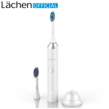 Lachen RM-ST031B, Ультразвуковая электрическая зубная щетка с usb зарядкой, 5 режимов, IPX7, водонепроницаемая щетка для взрослых с 2 сменными головками
