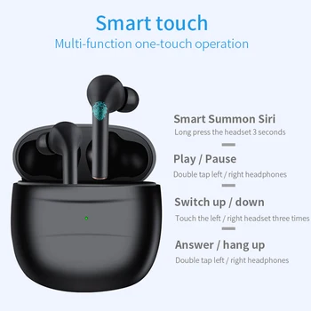 

TWS Bluetooth 5.0 Earphones Wireless earphone 5D Stereo Sports Waterproof Earbuds Headsets With Microphone Mini charging box