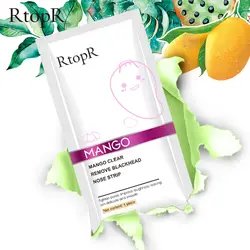 RtopR 1 шт., маска для удаления угрей манго, маска для носа, для лечения акне, полоска для подтягивания лица, укрепляющий пилинг, уход за кожей