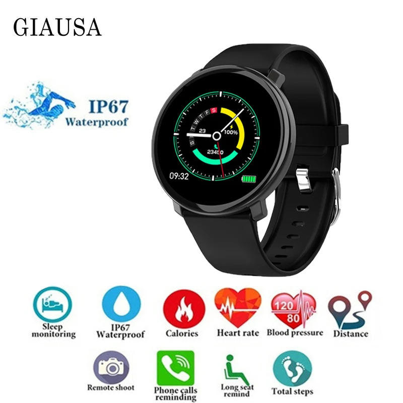 

M31 Smart Watch Full Screen Touch IP67 Waterproof Fitness tracker Heart rate monitor Smartwatch for Android & iOS phone amazfit