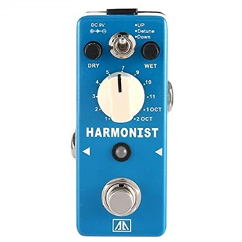 

Aroma Ahar-5 Harmonist Pitch Shifter Guitar Effect Pedal 3 Modes Pitch Shifting Harmony Effects Aluminum Alloy Body True Bypass
