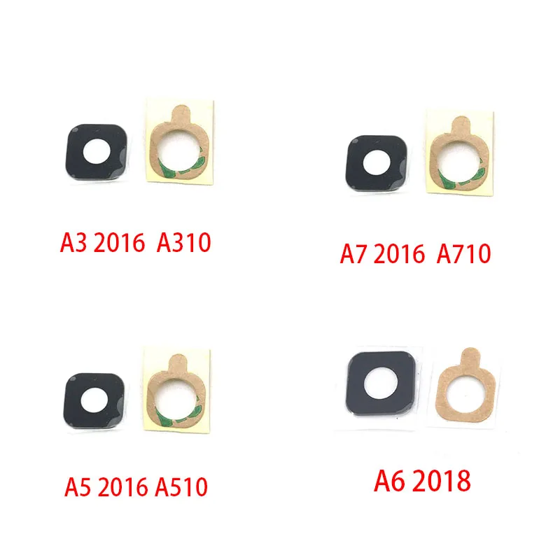 100 шт./лот, задняя камера, стеклянный объектив для samsung A7 A9 A750 A920/A6 Plus, стекло для камеры с клеем