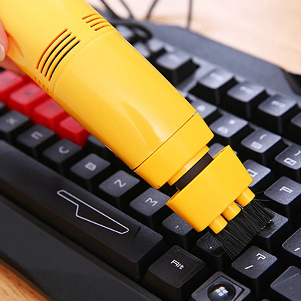 Модный Мини компьютер Вакуумный USB пылесос для клавиатуры ПК щетка для ноутбука набор для очистки пыли для ноутбука настольные компьютерные клавиатуры