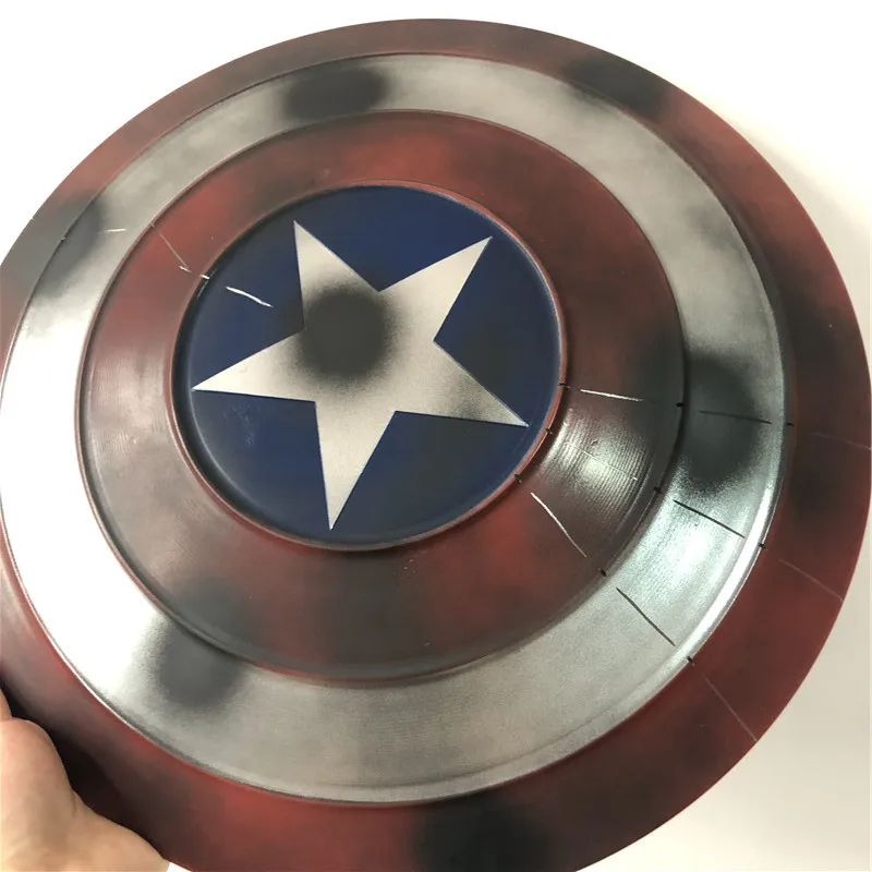 1:1, полностью металлический щит, эндшпиль, супергерой, Капитан Америка, щит Стива Роджерса, косплей, металлический щит, оружие, подарок на Хэллоуин