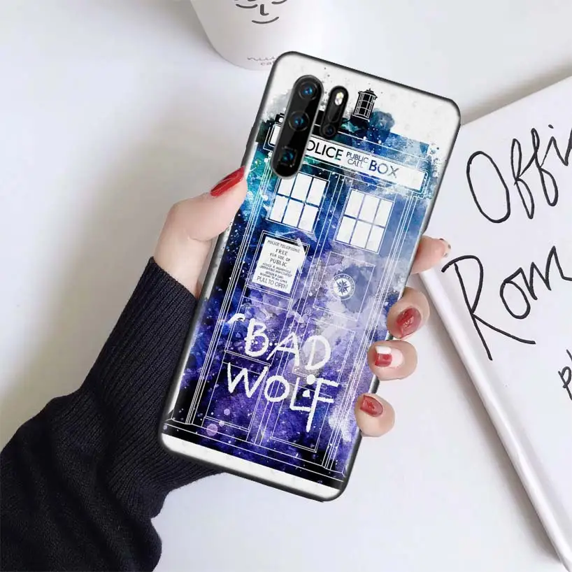 Tardis Box Doctor Who черный чехол для huawei mate 30 20 10 P30 P20 P10 Pro Lite P Smart Z мягкий чехол для телефона - Цвет: BS180-6