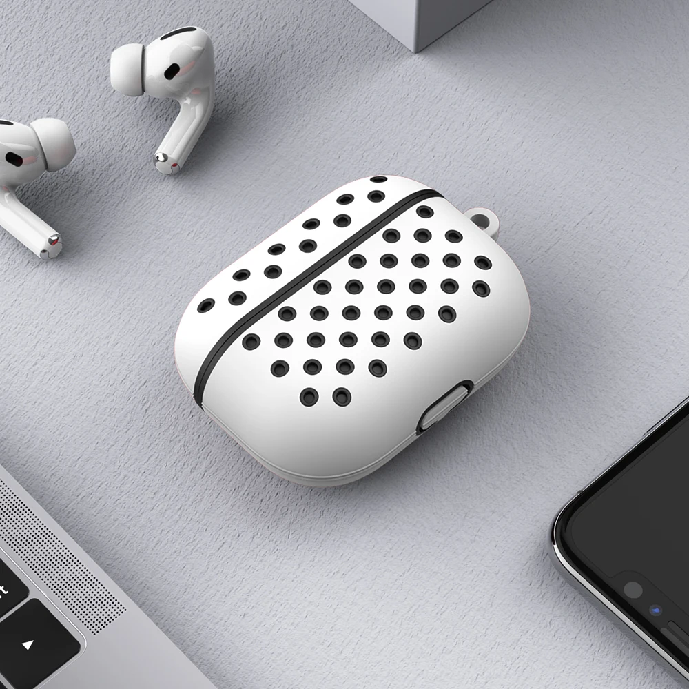 Для Apple Airpods Pro sport ударопрочный чехол для AirPod 3 чехол для наушников s ультратонкий защитный чехол Air Pods Мягкий силиконовый чехол - Цвет: 1