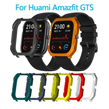 

PC Case Cover Protective Shell Screen Protector Slim Colorful Frame For Xiaomi AMazfit GTS Smart Watch Band Accessories