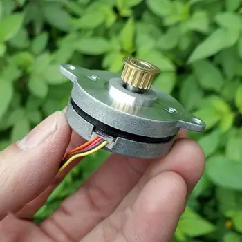 

0.9 Degree Ultra-thin 2-Phase 4-Wire Micro 36MM Stepper Motor High Precision Monitoring Stepping Motor Copper Synchronous Pulley