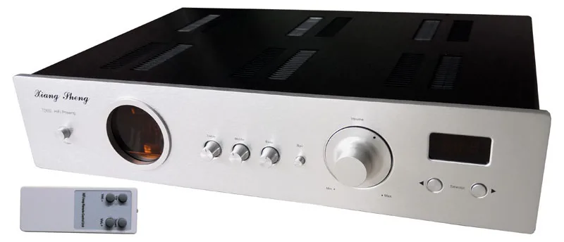 

xiangsheng Vacuum Bluetooth 12AT7 12AU7 6Z4 Tube Pre Amplifier Stereo HiFi Preamp Audio tube preamplifier With remote