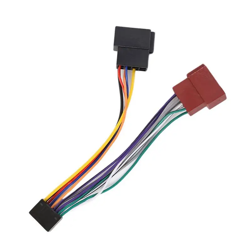 Для KENWOOD 16 Pin ISO жгут проводов разъем адаптер стерео ткацкий станок пластик металл длительный высокая термостойкость