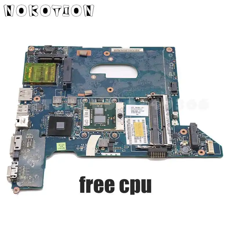 Материнская плата NOKOTION 590350-001 для ноутбука HP Pavilion DV4 LA-4106P материнская HM55 DDR3 GMA HD